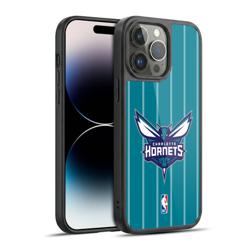 NBA Charlotte Hornets Logo Teal Design Gel Armour Case For Apple iPhone 14 Pro Max
