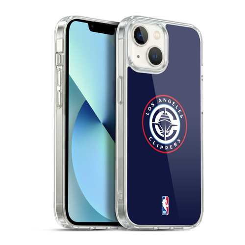 NBA Los Angeles Clippers Logo Navy Soft Gel Case for Apple iPhone 13