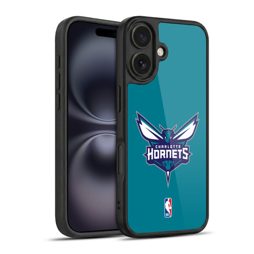 NBA Charlotte Hornets Logo Teal Gel Armour Case For Apple iPhone 16