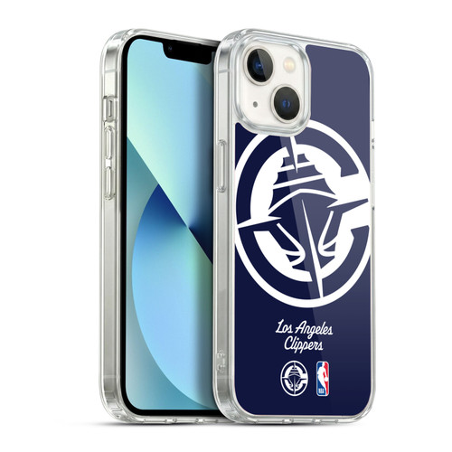 NBA Los Angeles Clippers Logo Oversized Soft Gel Case for Apple iPhone 13