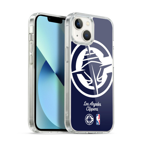 NBA Los Angeles Clippers Logo Oversized Soft Gel Case for Apple iPhone 13