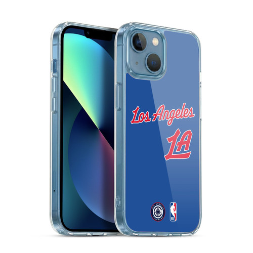 NBA Los Angeles Clippers Logo Retro Design Soft Gel Case for Apple iPhone 13 Mini & MagSafe