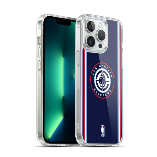 NBA Los Angeles Clippers Logo Navy Design Soft Gel Case for Apple iPhone 13 Pro Max & MagSafe