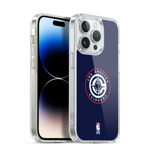 NBA Los Angeles Clippers Logo Navy Soft Gel Case for Apple iPhone 13 Pro & MagSafe