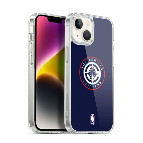 NBA Los Angeles Clippers Logo Navy Soft Gel Case for Apple iPhone 14