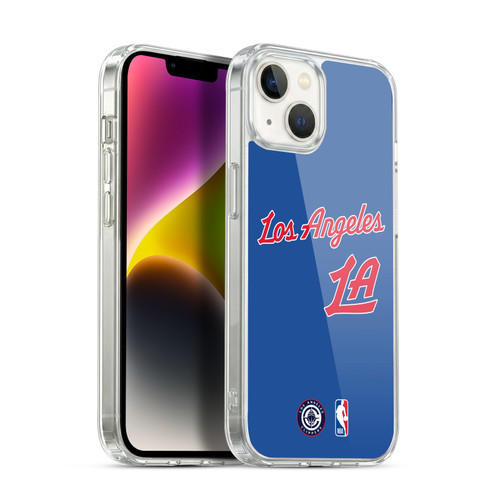 NBA Los Angeles Clippers Logo Retro Design Soft Gel Case for Apple iPhone 14 Plus & MagSafe