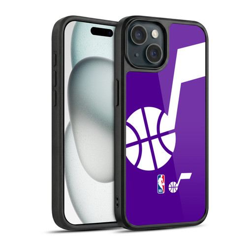 NBA Utah Jazz Logo Oversized Gel Armour Case For Apple iPhone 15