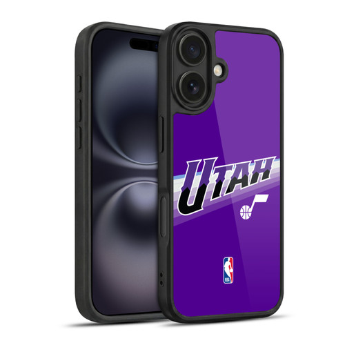 NBA Utah Jazz Logo Purple Design Gel Armour Case For Apple iPhone 16
