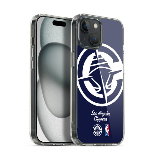 NBA Los Angeles Clippers Logo Oversized Soft Gel Case for Apple iPhone 15 & MagSafe