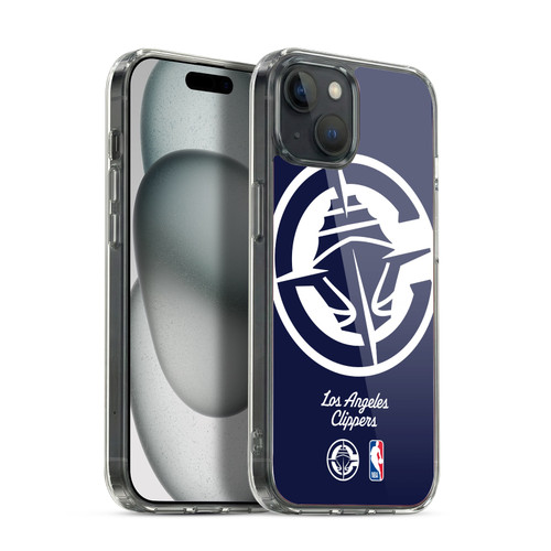 NBA Los Angeles Clippers Logo Oversized Soft Gel Case for Apple iPhone 15 Plus & MagSafe