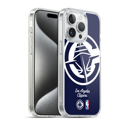 NBA Los Angeles Clippers Logo Oversized Soft Gel Case for Apple iPhone 15 Pro & MagSafe
