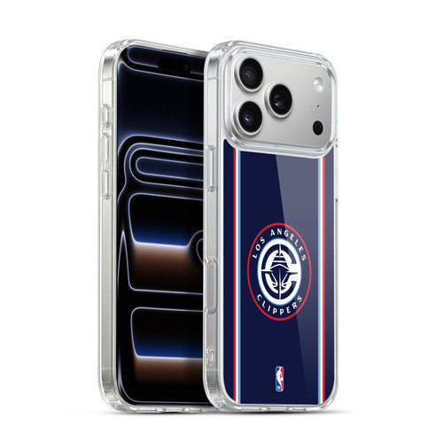NBA Los Angeles Clippers Logo Navy Design Soft Gel Case for Apple iPhone 17 Pro Max