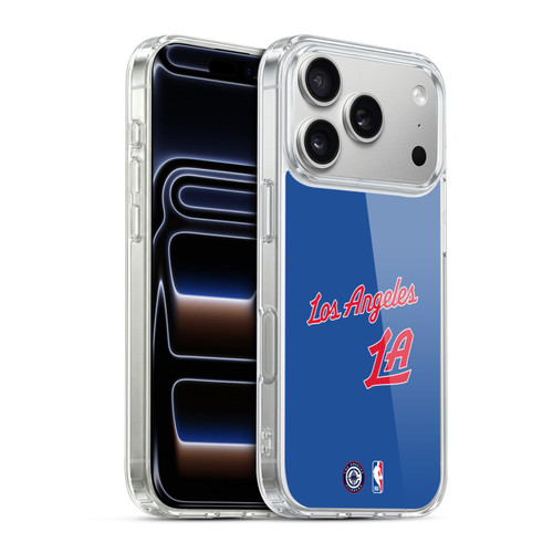 NBA Los Angeles Clippers Logo Retro Design Soft Gel Case for Apple iPhone 17 Pro