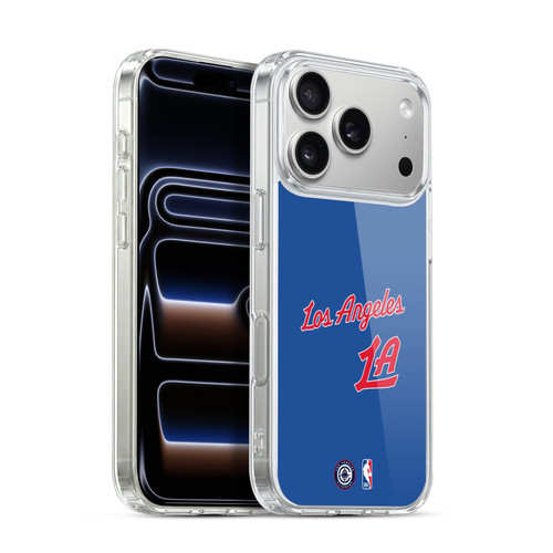 NBA Los Angeles Clippers Logo Retro Design Soft Gel Case for Apple iPhone 17 Pro