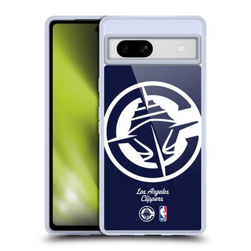 NBA Los Angeles Clippers Logo Oversized Soft Gel Case for Google Pixel 7a
