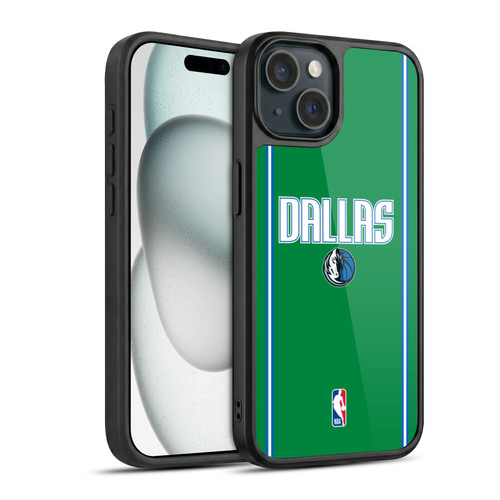 NBA Dallas Mavericks Logo Green Design Gel Armour Case For Apple iPhone 15