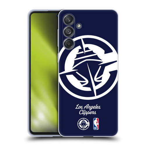 NBA Los Angeles Clippers Logo Oversized Soft Gel Case for Samsung Galaxy M55 5G