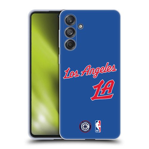 NBA Los Angeles Clippers Logo Retro Design Soft Gel Case for Samsung Galaxy M55 5G