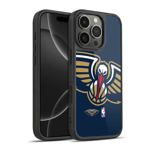 NBA New Orleans Pelicans Logo Oversized Gel Armour Case For Apple iPhone 16 Pro
