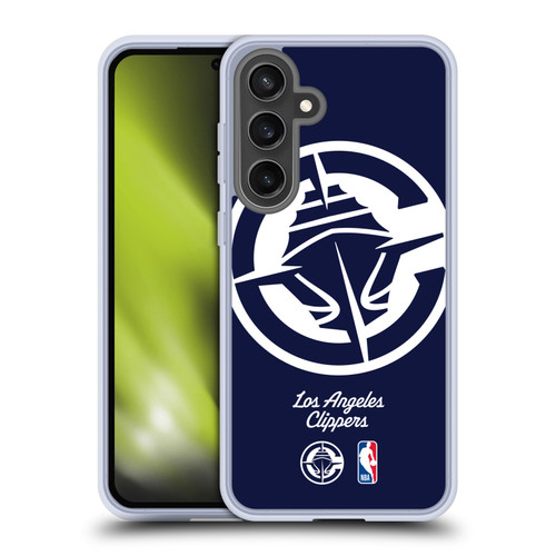 NBA Los Angeles Clippers Logo Oversized Soft Gel Case for Samsung Galaxy S24 FE & MagSafe