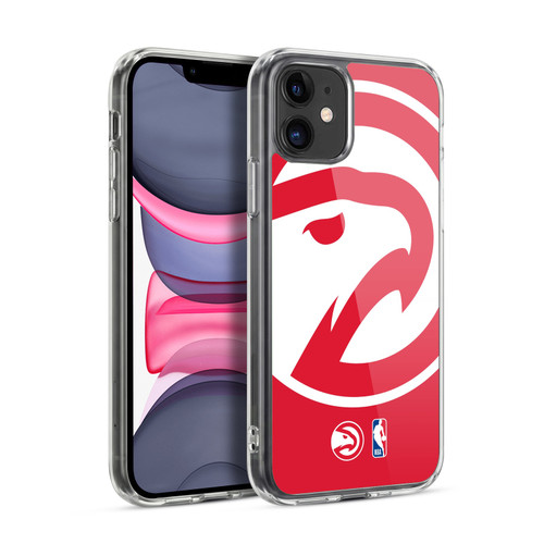 NBA Atlanta Hawks Logo Oversized Soft Gel Case for Apple iPhone 11