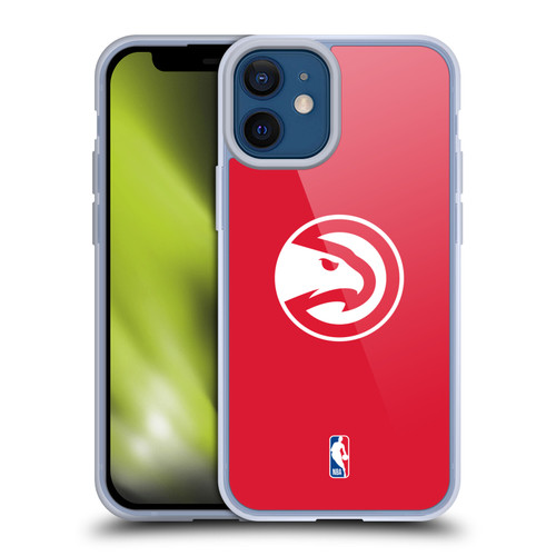 NBA Atlanta Hawks Logo Red Soft Gel Case for Apple iPhone 12 Mini & MagSafe