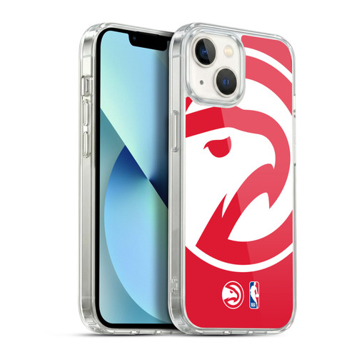 NBA Atlanta Hawks Logo Oversized Soft Gel Case for Apple iPhone 13