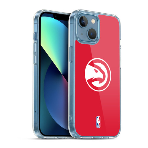 NBA Atlanta Hawks Logo Red Soft Gel Case for Apple iPhone 13 Mini & MagSafe