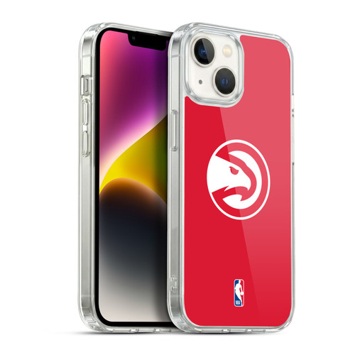 NBA Atlanta Hawks Logo Red Soft Gel Case for Apple iPhone 14