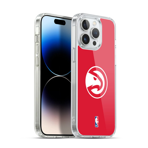 NBA Atlanta Hawks Logo Red Soft Gel Case for Apple iPhone 14 Pro Max & MagSafe