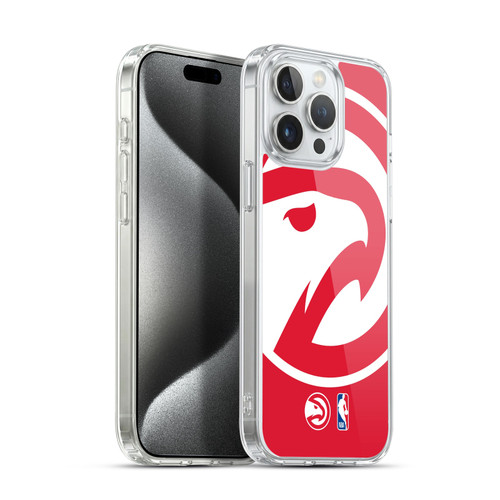 NBA Atlanta Hawks Logo Oversized Soft Gel Case for Apple iPhone 15 Pro Max & MagSafe