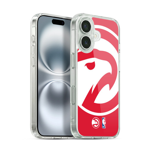 NBA Atlanta Hawks Logo Oversized Soft Gel Case for Apple iPhone 16 & MagSafe