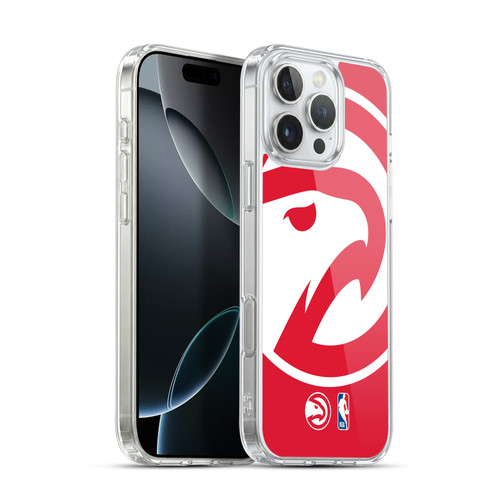NBA Atlanta Hawks Logo Oversized Soft Gel Case for Apple iPhone 16 Pro Max & MagSafe
