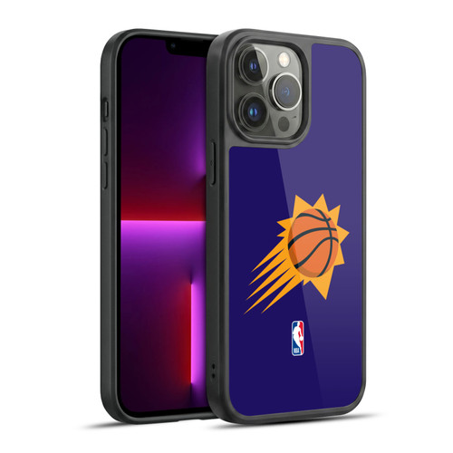 NBA Phoenix Suns Logo Purple Gel Armour Case For Apple iPhone 13 Pro Max