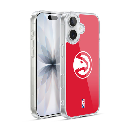 NBA Atlanta Hawks Logo Red Soft Gel Case for Apple iPhone 17