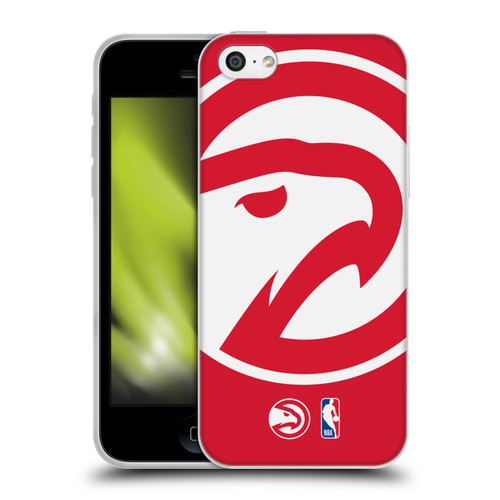 NBA Atlanta Hawks Logo Oversized Soft Gel Case for Apple iPhone 5c