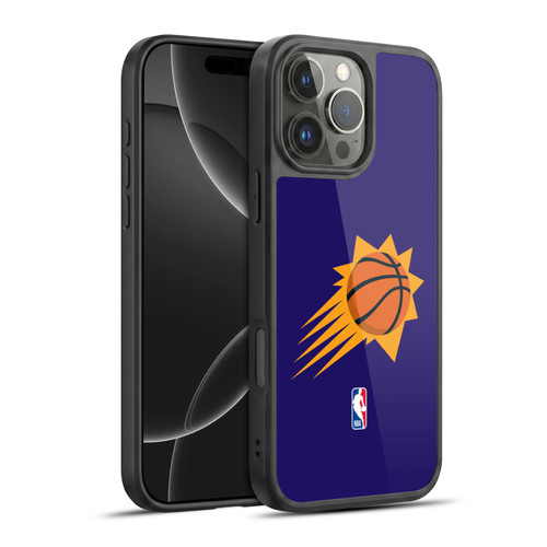 NBA Phoenix Suns Logo Purple Gel Armour Case For Apple iPhone 16 Pro Max
