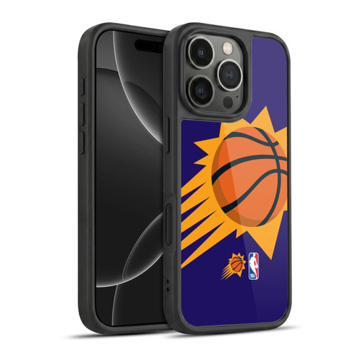 NBA Phoenix Suns Logo Oversized Gel Armour Case For Apple iPhone 16 Pro