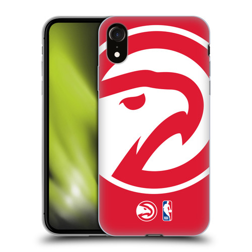 NBA Atlanta Hawks Logo Oversized Soft Gel Case for Apple iPhone XR