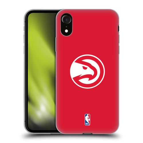 NBA Atlanta Hawks Logo Red Soft Gel Case for Apple iPhone XR