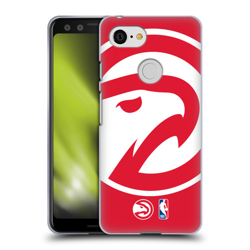 NBA Atlanta Hawks Logo Oversized Soft Gel Case for Google Pixel 3