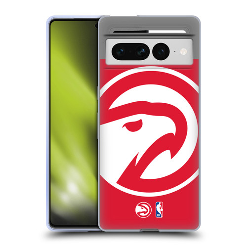 NBA Atlanta Hawks Logo Oversized Soft Gel Case for Google Pixel 7 Pro