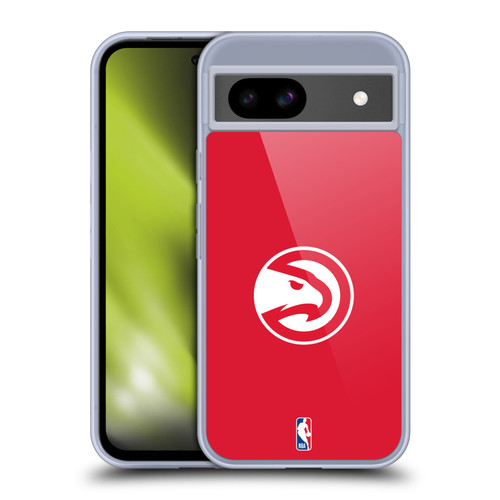 NBA Atlanta Hawks Logo Red Soft Gel Case for Google Pixel 8a