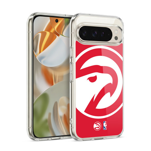 NBA Atlanta Hawks Logo Oversized Soft Gel Case for Google Pixel 9 / Pixel 9 Pro