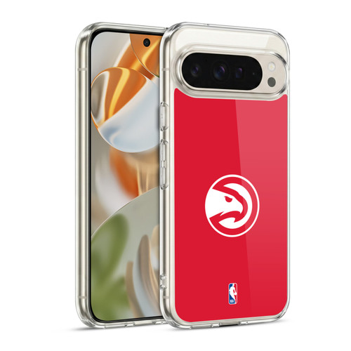NBA Atlanta Hawks Logo Red Soft Gel Case for Google Pixel 9 / Pixel 9 Pro