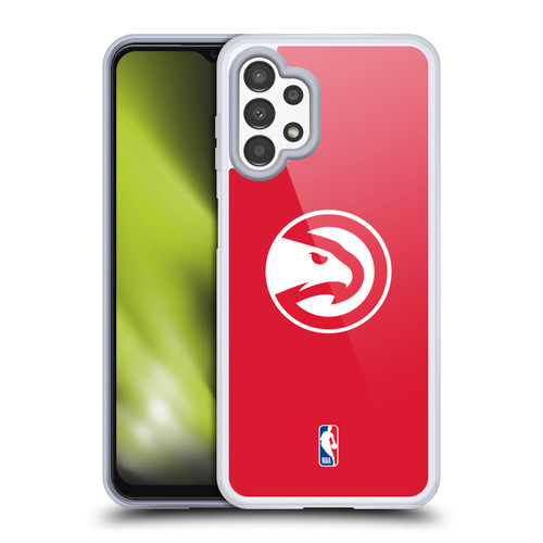 NBA Atlanta Hawks Logo Red Soft Gel Case for Samsung Galaxy A13 (2022)
