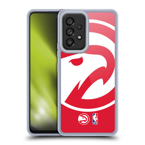 NBA Atlanta Hawks Logo Oversized Soft Gel Case for Samsung Galaxy A53 5G (2022)