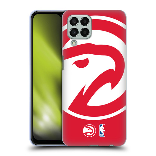 NBA Atlanta Hawks Logo Oversized Soft Gel Case for Samsung Galaxy M33 (2022)