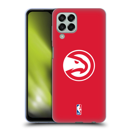 NBA Atlanta Hawks Logo Red Soft Gel Case for Samsung Galaxy M33 (2022)