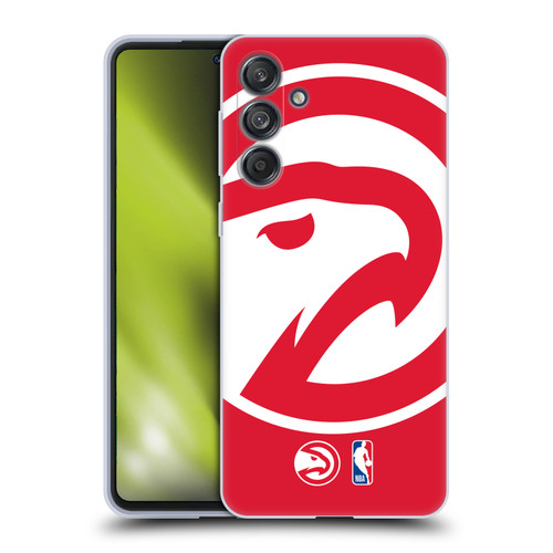 NBA Atlanta Hawks Logo Oversized Soft Gel Case for Samsung Galaxy M55 5G